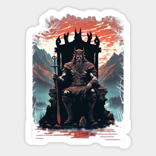 Barbarian King Sticker